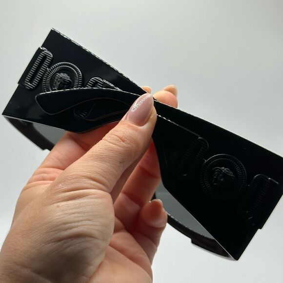VERSACE Sunglasses VE4451 GB1/87 Black Dark Grey Unisex NEW